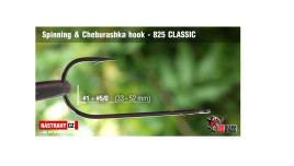 Háčiky Spinning & Cheburashka hooks 825