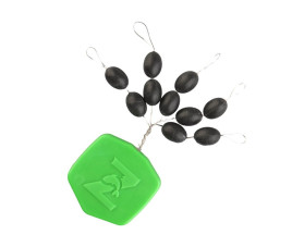 Záťaž Tungsten Oval Beads