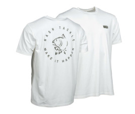 Tričko Make It Happen T-Shirt Carp Logo Ecru