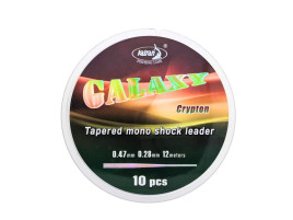 Šokový Vlasec Galaxy Crypton Tapered Leader 10x12m