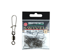 Obralík s Karabínkou Rolling swivel + Fastlock Snap