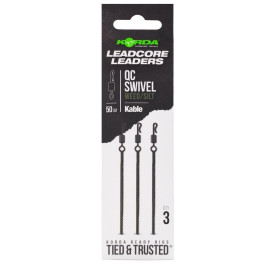 Montáž Kable Leadcore Leader QC Swivel 50cm Weed