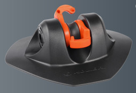 Kladka vodiaca nalepovacia čierna