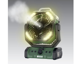 Ventilátor s parou Rechargable DoubleMotor WaterSpray Fan