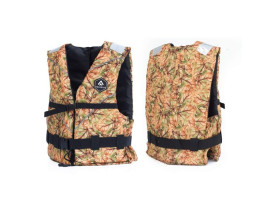 Vesta plávajúca Camo Forest