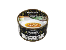 Jedlo Hotové Slepačí vývar s mäsom a zeleninou