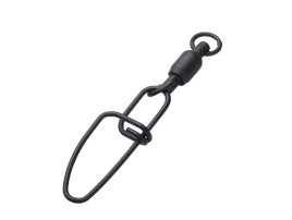 Obratlík s karabínkou BB Swivels Snap Black 3ks 90kg