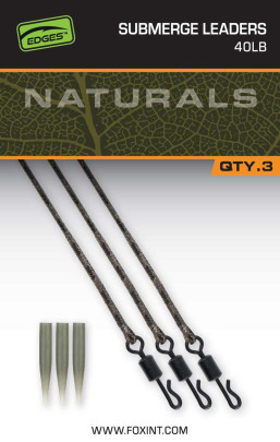 Montáž Naturals Submerge Leaders 3ks 40lb
