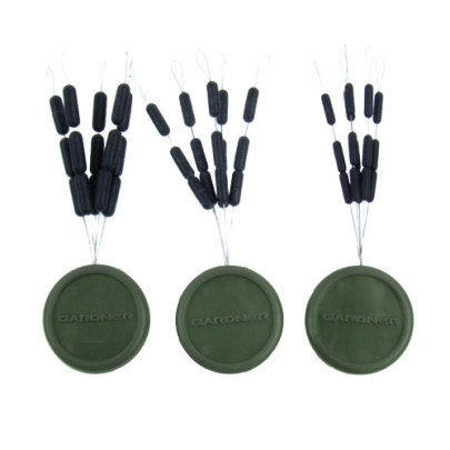 Zarážky na vlasec Target Line Stops Sinking čierne 15ks