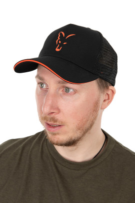 Šiltovka Collection Trucker Black Orange