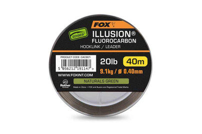 Fluorocarbon Illusion Leader Green 40m