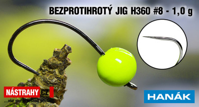 Jigové háčiky Wolfram BL jig H360 bez protihrotu