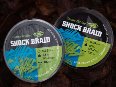 Šnúrka Shock Braid Green 100m