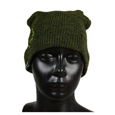 Čiapka Winter Beanie zeleno čierna