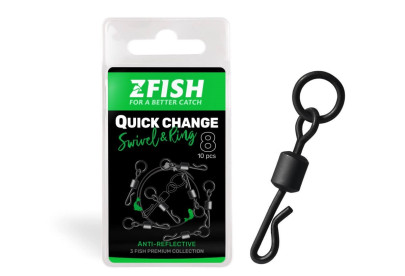 Obratlík s krúžkom Quick Change Swivel Matt with Swivel