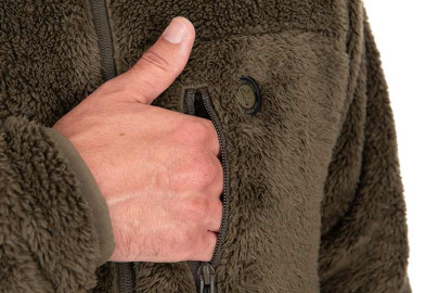 Bunda Khaki HD Premium Full Zip Teddy Jacket