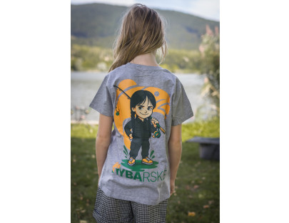 Tričko Detské Girl Angler Grey