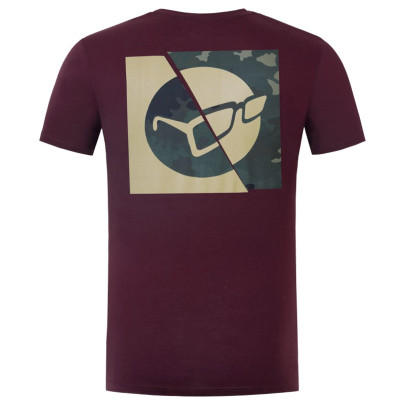 Tričko Le Split Tee Burgundy