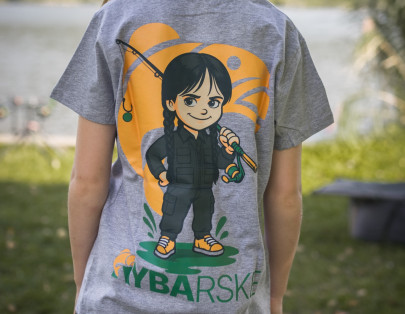 Tričko Detské Girl Angler Grey