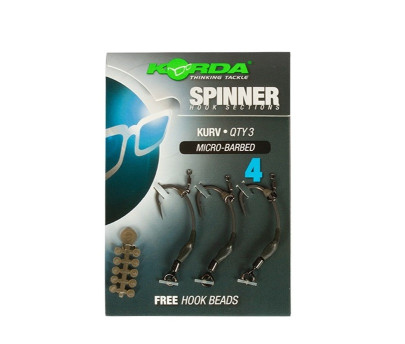 Nadväzec Spinner Hooks Sections Kurv 3ks