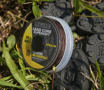 Šnúrka Lead Core Super Soft Stealth 45lb