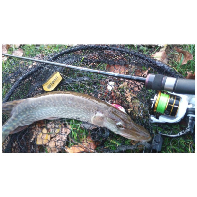 Podberák Predator XL Teleskop Nature s pogumovanou sieťkou