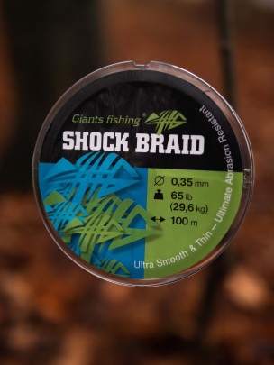 Šnúrka Shock Braid Green 100m