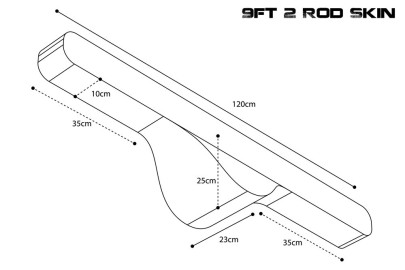 Obal na udice Scope OPS Soft Protect 2 Rod Skin