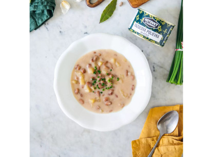 Jedlo Hotové Fazuľová polievka na kyslo