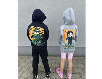 Mikina Detská Girl Angler Grey