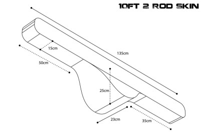Obal na udice Scope OPS Soft Protect 2 Rod Skin
