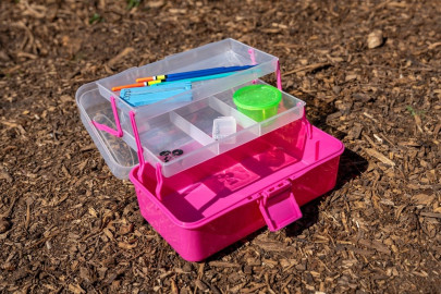 Kufrík Talia Fishing Set Ružový