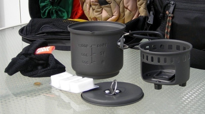 Varič CS585HA na pevný lieh + hrnček 585ml