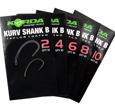 Háčiky Kurv Shank Barbless