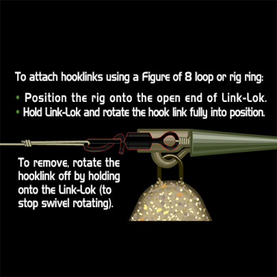 Obratlík Covert Link Lok Swivels veľ.8