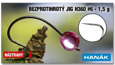 Jigové háčiky Wolfram BL jig H360 bez protihrotu