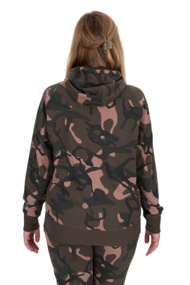 Mikina Womens Zipped Camo Hoodie