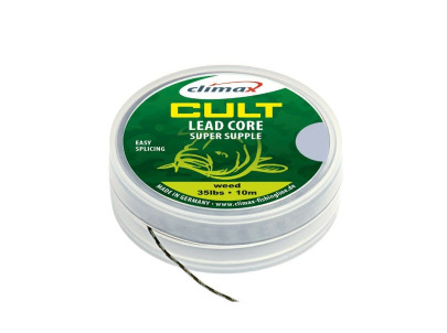 Šnúra s Oloveným Jadrom Cult Leadcore Weed 10m 25lb