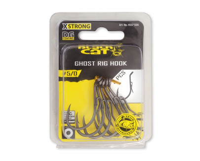 Háčiky sumcové s tŕňom Ghost Rig Hook DG Coating 5ks