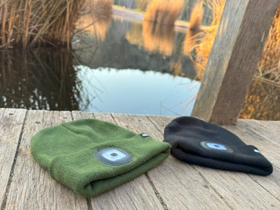 Čiapka so svetlom Led Light Beanie Black