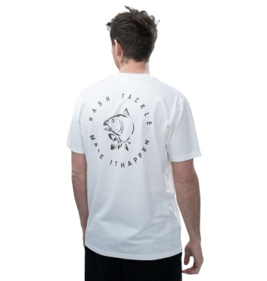 Tričko Make It Happen T-Shirt Carp Logo Ecru