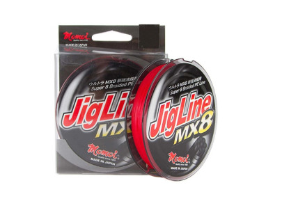Šnúrka JigLine MX8 Red 150m
