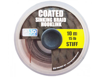Nadväzcová šnúrka Coated Sinking Hooklink Brown Stiff