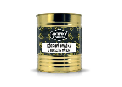 Jedlo Hotové Kôprová omáčka s hovädzím mäsom 800g