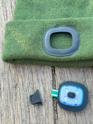 Čiapka so svetlom Led Light Beanie Green