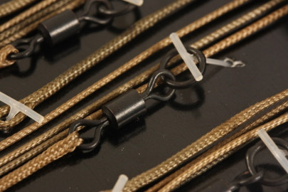 Montáž Leadcore Leader Ring Swivel Weed 1 m