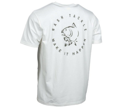 Tričko Make It Happen T-Shirt Carp Logo Ecru