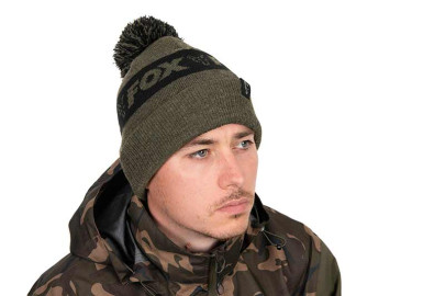 Čepice Collection Bobbles Green Black