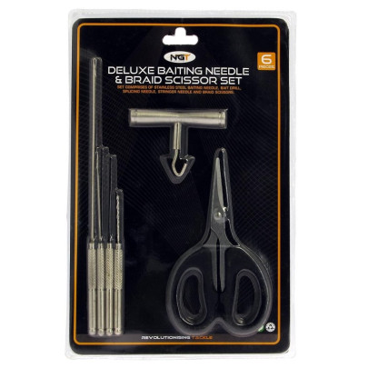 Nerezová Sada ihiel a nožnice