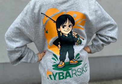 Mikina Detská Girl Angler Grey